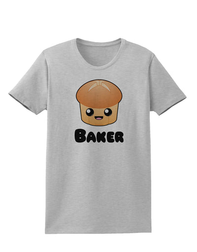 Baker Cute Roll Womens T-Shirt-Womens T-Shirt-TooLoud-AshGray-X-Small-Davson Sales