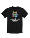 Balance Your Goals Childrens Dark T-Shirt-Childrens T-Shirt-TooLoud-Black-X-Large-Davson Sales