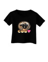 Balancing Bear Cub with Text Infant T-Shirt Dark-Infant T-Shirt-TooLoud-Black-18-Months-Davson Sales