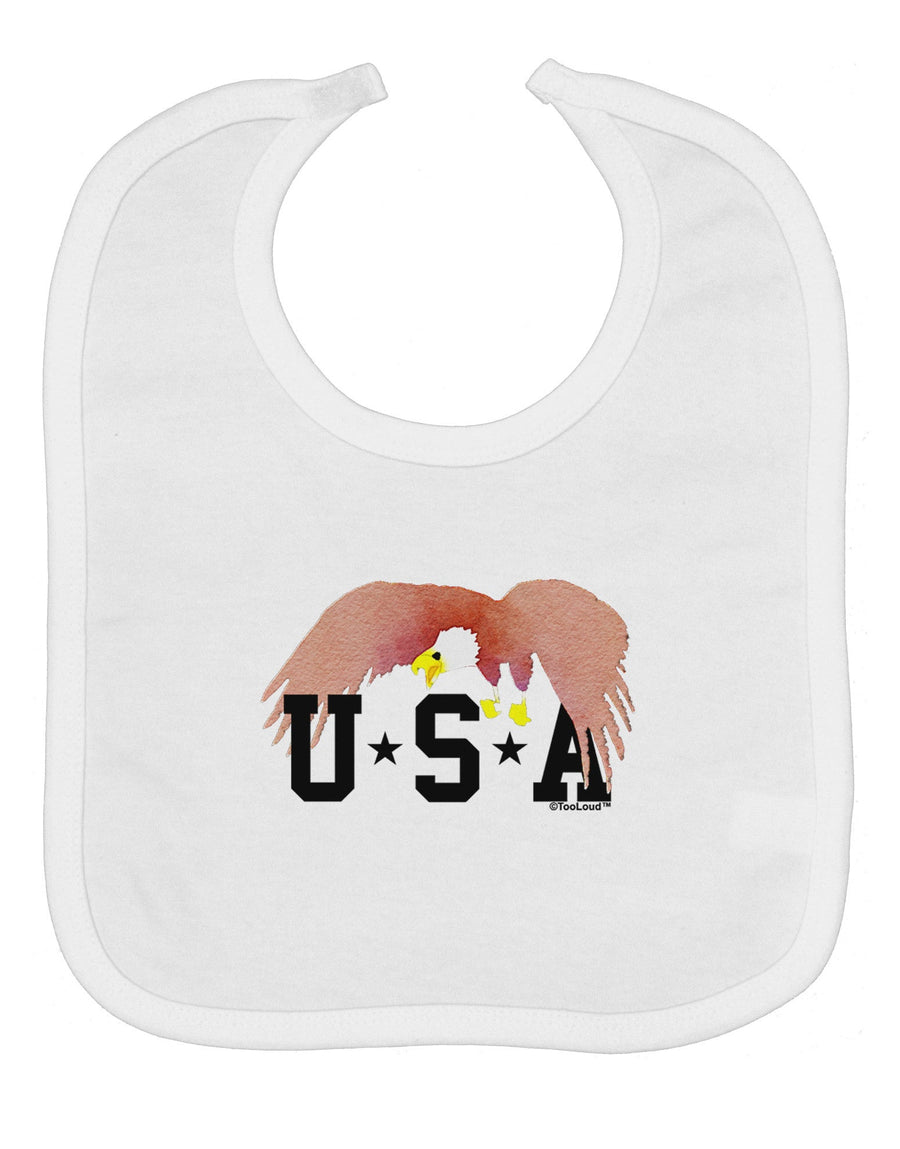 Bald Eagle USA Baby Bib