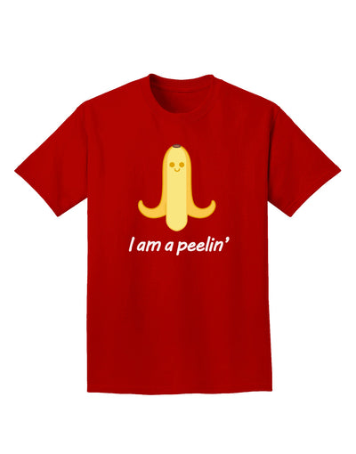 Banana - I am a Peelin Adult Dark T-Shirt-Mens T-Shirt-TooLoud-Red-Small-Davson Sales