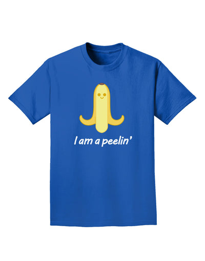 Banana - I am a Peelin Adult Dark T-Shirt-Mens T-Shirt-TooLoud-Royal-Blue-Small-Davson Sales