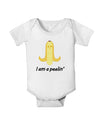 Banana - I am a Peelin Baby Romper Bodysuit-Baby Romper-TooLoud-White-06-Months-Davson Sales