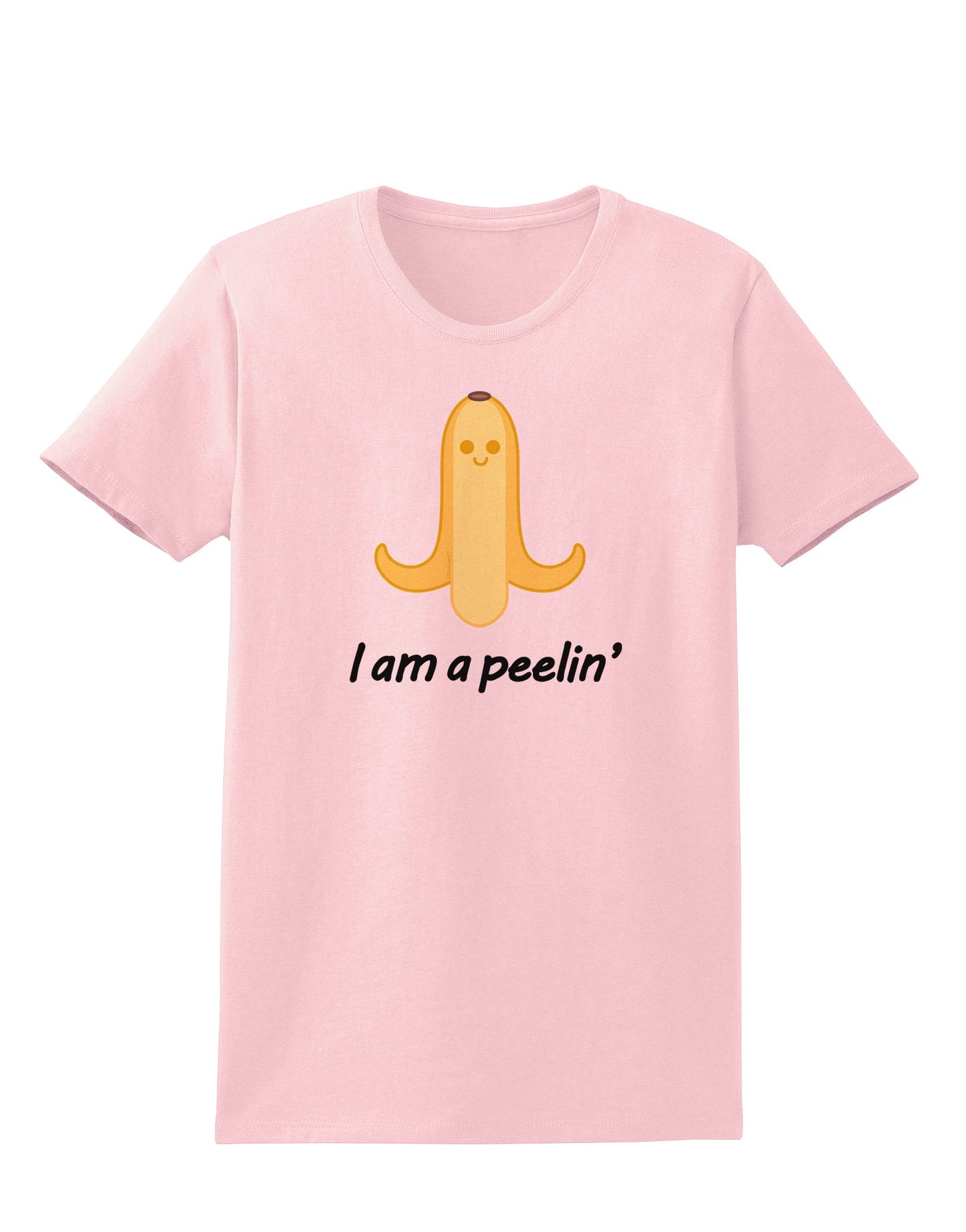 Banana - I am a Peelin Womens T-Shirt-Womens T-Shirt-TooLoud-PalePink-X-Small-Davson Sales