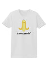 Banana - I am a Peelin Womens T-Shirt-Womens T-Shirt-TooLoud-White-X-Small-Davson Sales