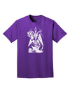 Baphomet Illustration Adult Dark T-Shirt-Mens T-Shirt-TooLoud-Purple-XXXX-Large-Davson Sales