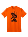 Baphomet Illustration Adult T-Shirt-Mens T-Shirt-TooLoud-Orange-XXXX-Large-Davson Sales