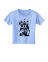 Baphomet Illustration Toddler T-Shirt-Toddler T-Shirt-TooLoud-Aquatic-Blue-4T-Davson Sales