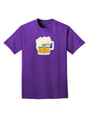 Bartleby the Hipster Beer Adult Dark T-Shirt-Mens T-Shirt-TooLoud-Purple-Small-Davson Sales