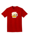 Bartleby the Hipster Beer Adult Dark T-Shirt-Mens T-Shirt-TooLoud-Red-Small-Davson Sales