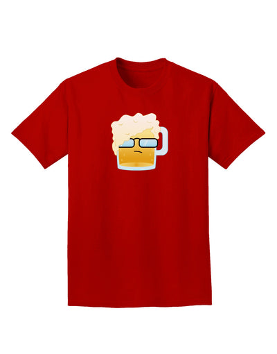 Bartleby the Hipster Beer Adult Dark T-Shirt-Mens T-Shirt-TooLoud-Red-Small-Davson Sales