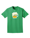 Bartleby the Hipster Beer Adult Dark T-Shirt-Mens T-Shirt-TooLoud-Kelly-Green-Small-Davson Sales