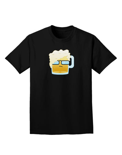 Bartleby the Hipster Beer Adult Dark T-Shirt-Mens T-Shirt-TooLoud-Black-Small-Davson Sales