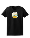 Bartleby the Hipster Beer Womens Dark T-Shirt-TooLoud-Black-X-Small-Davson Sales