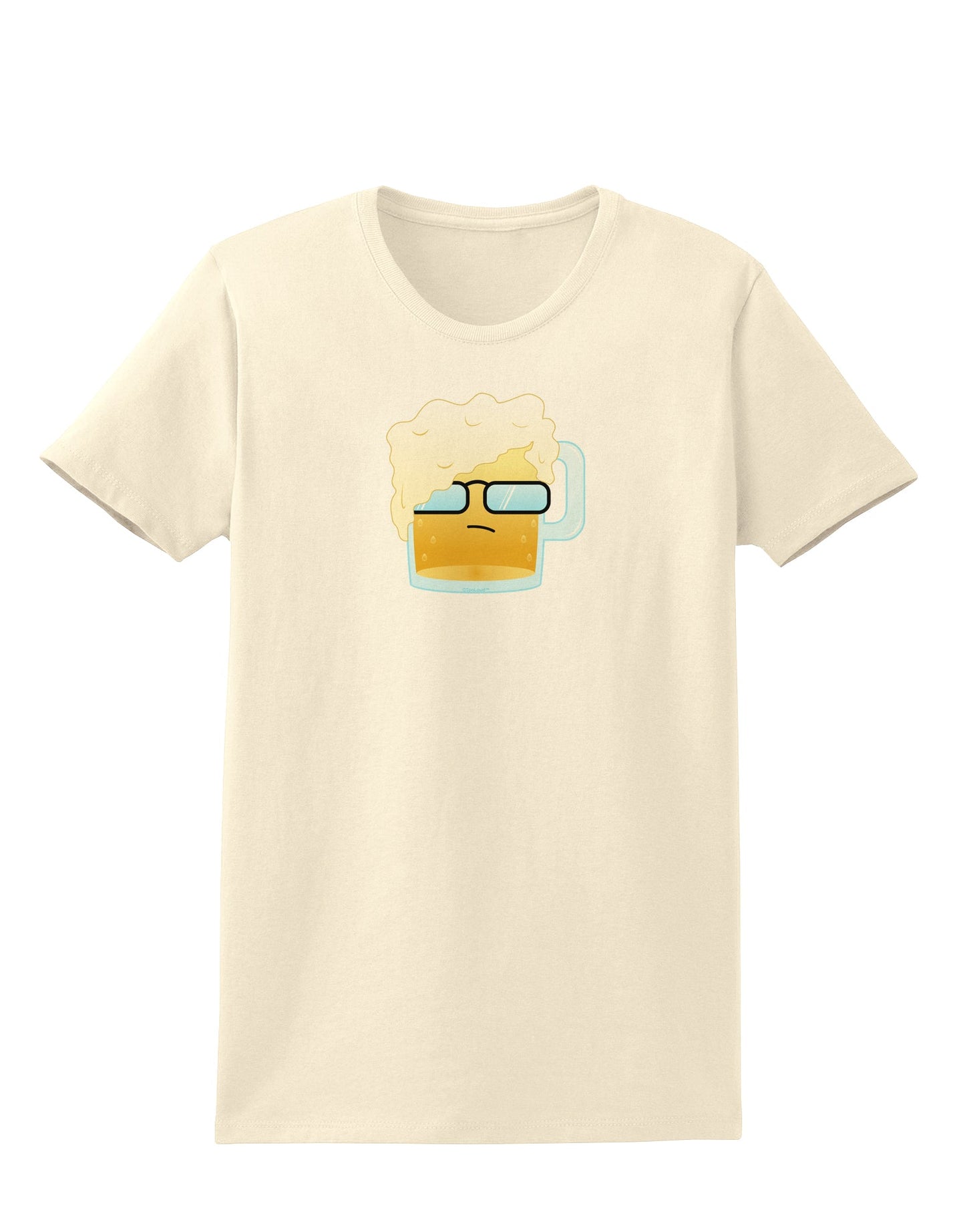 Bartleby the Hipster Beer Womens T-Shirt-Womens T-Shirt-TooLoud-Natural-X-Small-Davson Sales