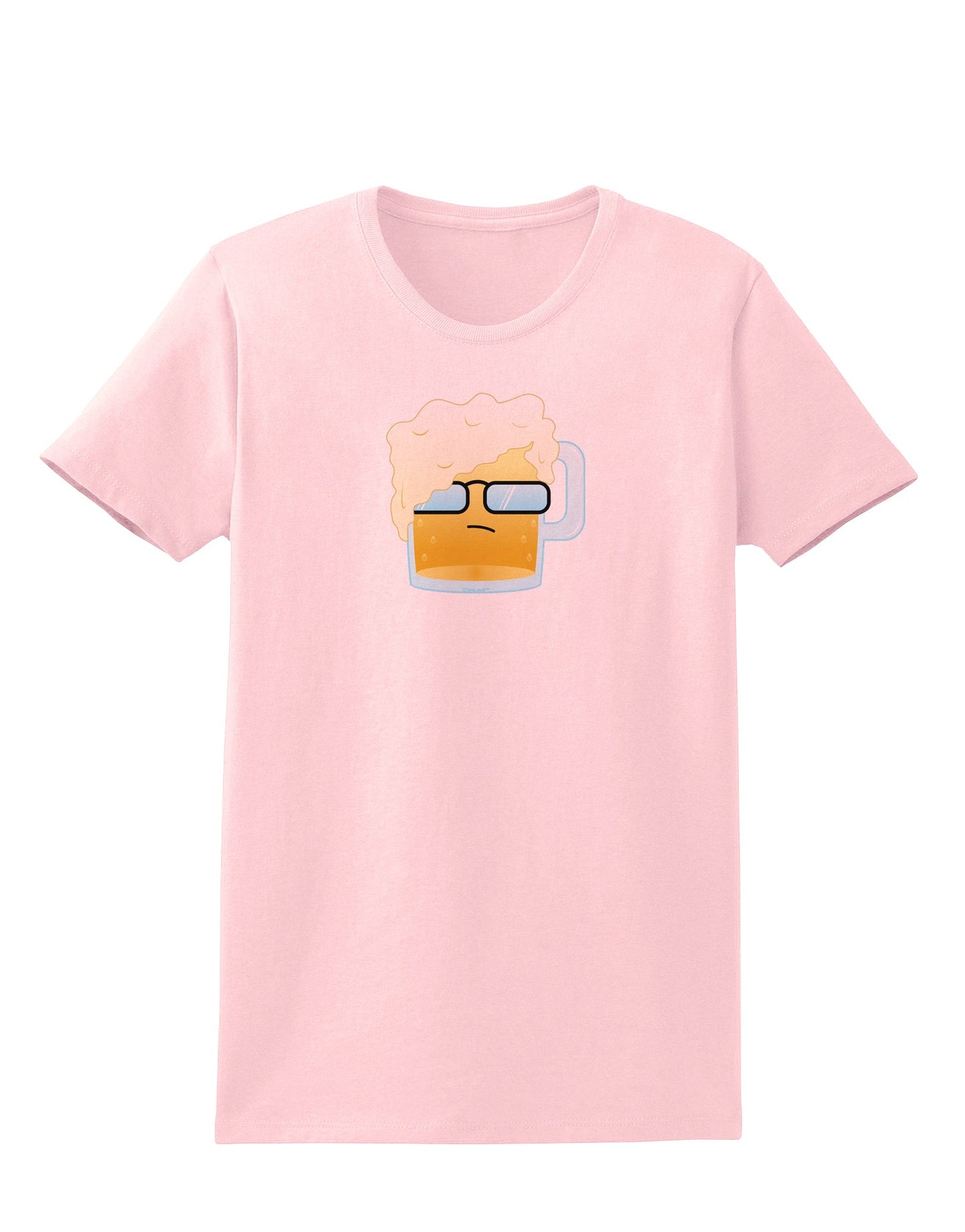 Bartleby the Hipster Beer Womens T-Shirt-Womens T-Shirt-TooLoud-PalePink-X-Small-Davson Sales