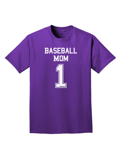 Baseball Mom Jersey Adult Dark T-Shirt-Mens T-Shirt-TooLoud-Purple-Small-Davson Sales