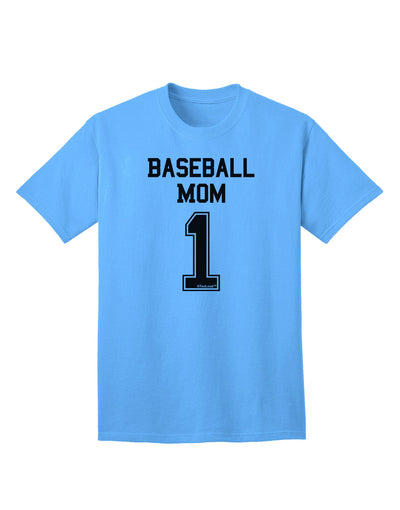 Baseball Mom Jersey Adult T-Shirt-unisex t-shirt-TooLoud-Aquatic-Blue-Small-Davson Sales