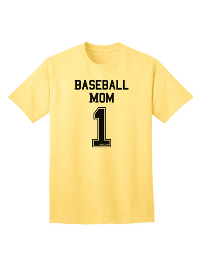 Baseball Mom Jersey Adult T-Shirt-unisex t-shirt-TooLoud-Yellow-Small-Davson Sales