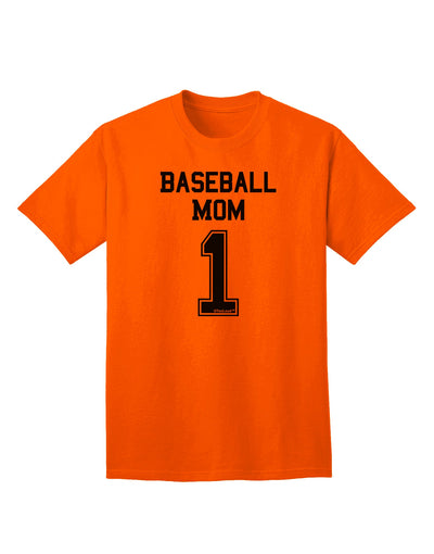 Baseball Mom Jersey Adult T-Shirt-unisex t-shirt-TooLoud-Orange-Small-Davson Sales