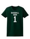 Baseball Mom Jersey Womens Dark T-Shirt-TooLoud-Forest-Green-Small-Davson Sales