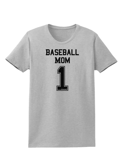 Baseball Mom Jersey Womens T-Shirt-Womens T-Shirt-TooLoud-AshGray-X-Small-Davson Sales