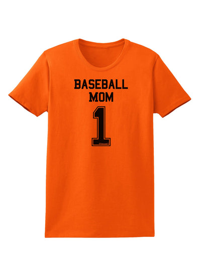 Baseball Mom Jersey Womens T-Shirt-Womens T-Shirt-TooLoud-Orange-X-Small-Davson Sales