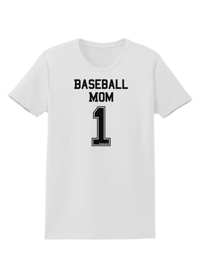Baseball Mom Jersey Womens T-Shirt-Womens T-Shirt-TooLoud-White-X-Small-Davson Sales