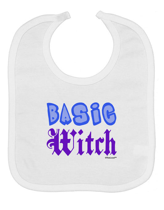 Basic Witch Color Blue Baby Bib