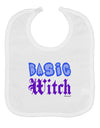 Basic Witch Color Blue Baby Bib