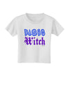 Basic Witch Color Blue Toddler T-Shirt-Toddler T-Shirt-TooLoud-White-4T-Davson Sales