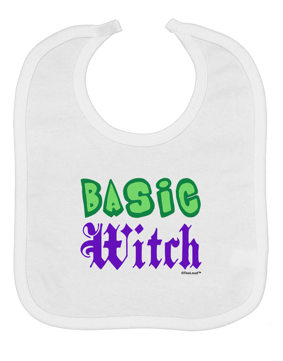 Basic Witch Color Green Baby Bib