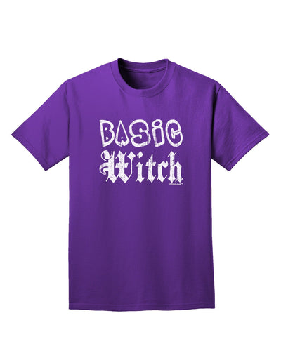 Basic Witch Distressed Adult Dark T-Shirt-Mens T-Shirt-TooLoud-Purple-XXXX-Large-Davson Sales