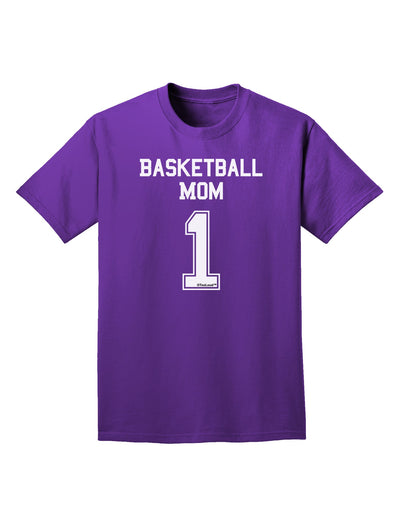 Basketball Mom Jersey Adult Dark T-Shirt-Mens T-Shirt-TooLoud-Purple-Small-Davson Sales