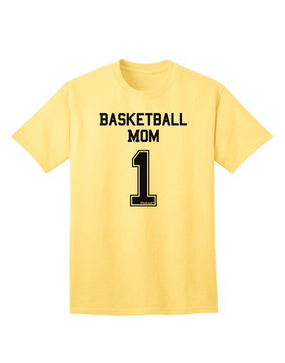 Basketball Mom Jersey Adult T-Shirt-unisex t-shirt-TooLoud-Yellow-Small-Davson Sales