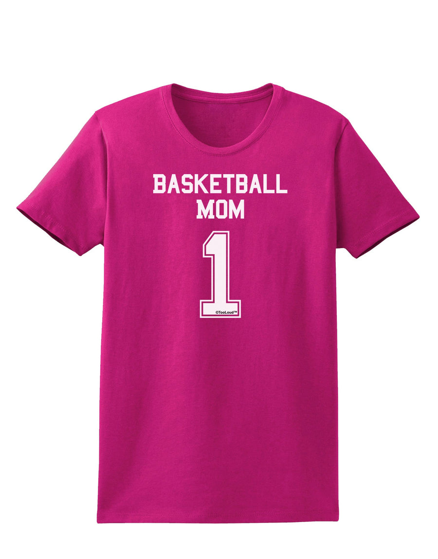 Basketball Mom Jersey Womens Dark T-Shirt-TooLoud-Black-X-Small-Davson Sales