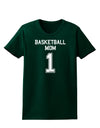 Basketball Mom Jersey Womens Dark T-Shirt-TooLoud-Forest-Green-Small-Davson Sales