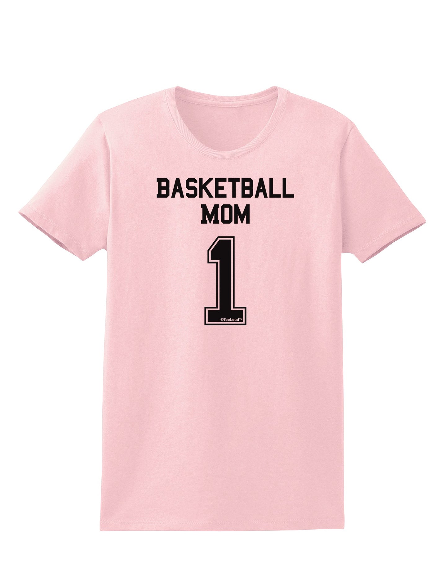Basketball Mom Jersey Womens T-Shirt-Womens T-Shirt-TooLoud-PalePink-X-Small-Davson Sales