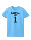 Basketball Mom Jersey Womens T-Shirt-Womens T-Shirt-TooLoud-Aquatic-Blue-X-Small-Davson Sales