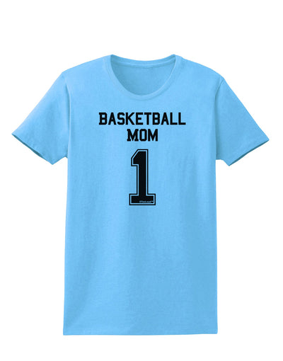 Basketball Mom Jersey Womens T-Shirt-Womens T-Shirt-TooLoud-Aquatic-Blue-X-Small-Davson Sales