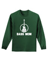 Bass Mom - Mother's Day Design Adult Long Sleeve Dark T-Shirt-TooLoud-Dark-Green-Small-Davson Sales