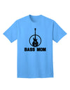 Bass Mom - Mother's Day Design Adult T-Shirt-unisex t-shirt-TooLoud-Aquatic-Blue-Small-Davson Sales