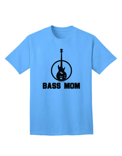 Bass Mom - Mother's Day Design Adult T-Shirt-unisex t-shirt-TooLoud-Aquatic-Blue-Small-Davson Sales