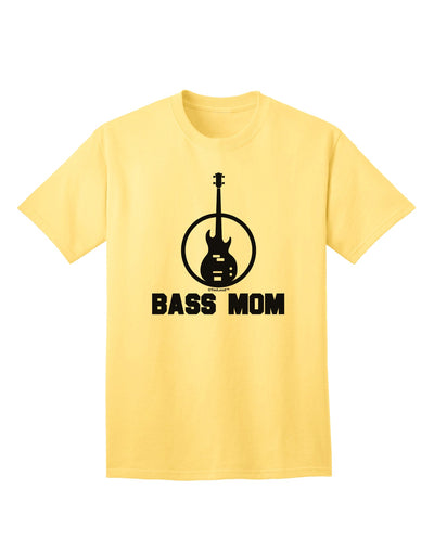 Bass Mom - Mother's Day Design Adult T-Shirt-unisex t-shirt-TooLoud-Yellow-Small-Davson Sales