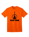 Bass Mom - Mother's Day Design Adult T-Shirt-unisex t-shirt-TooLoud-Orange-Small-Davson Sales