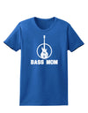 Bass Mom - Mother's Day Design Womens Dark T-Shirt-TooLoud-Royal-Blue-X-Small-Davson Sales
