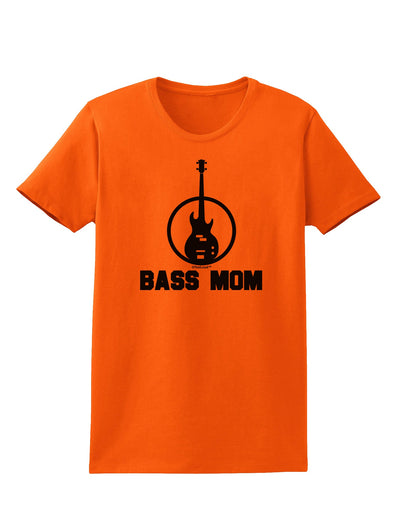 Bass Mom - Mother's Day Design Womens T-Shirt-Womens T-Shirt-TooLoud-Orange-X-Small-Davson Sales