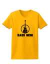 Bass Mom - Mother's Day Design Womens T-Shirt-Womens T-Shirt-TooLoud-Gold-X-Small-Davson Sales