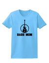 Bass Mom - Mother's Day Design Womens T-Shirt-Womens T-Shirt-TooLoud-Aquatic-Blue-X-Small-Davson Sales