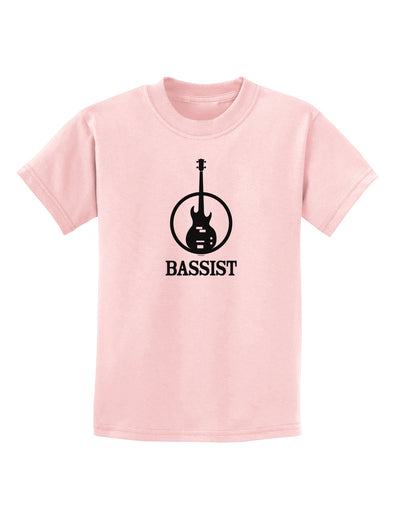 Bassist Childrens T-Shirt-Childrens T-Shirt-TooLoud-PalePink-X-Small-Davson Sales